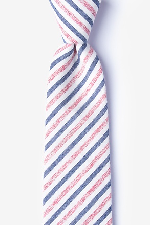 _Englewood Red Extra Long Tie_