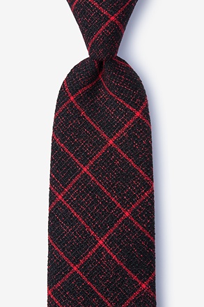 Fletcher Red Extra Long Tie