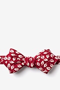 Florence Red Diamond Tip Bow Tie Photo (0)