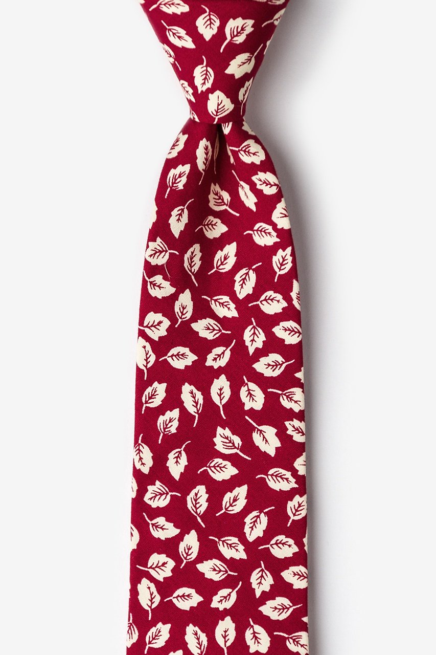Florence Red Extra Long Tie Photo (0)