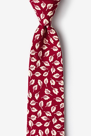 Florence Red Extra Long Tie
