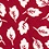 Red Cotton Florence Self-Tie Bow Tie