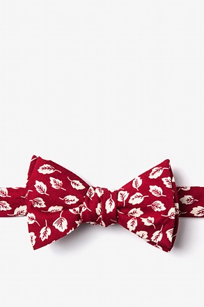 _Florence Red Self-Tie Bow Tie_