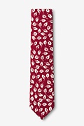 Florence Red Skinny Tie Photo (1)