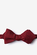 Galveston Red Diamond Tip Bow Tie Photo (0)