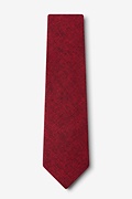 Galveston Red Extra Long Tie Photo (1)