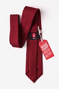 Galveston Red Extra Long Tie Photo (2)