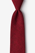 Galveston Red Extra Long Tie Photo (0)