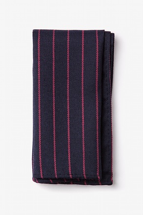 Glenn Heights Red Pocket Square