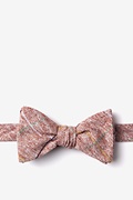 Globe Red Self-Tie Bow Tie Photo (0)