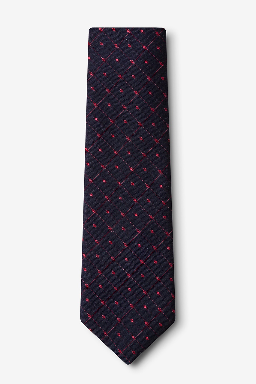 Gresham Red Extra Long Tie Photo (1)