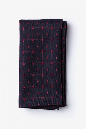 _Gresham Red Pocket Square_
