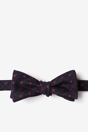 Gresham Red Skinny Bow Tie
