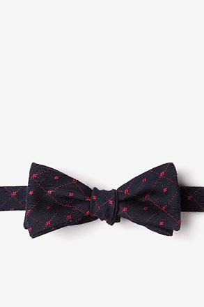 _Gresham Red Skinny Bow Tie_