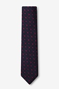 Gresham Red Skinny Tie Photo (1)