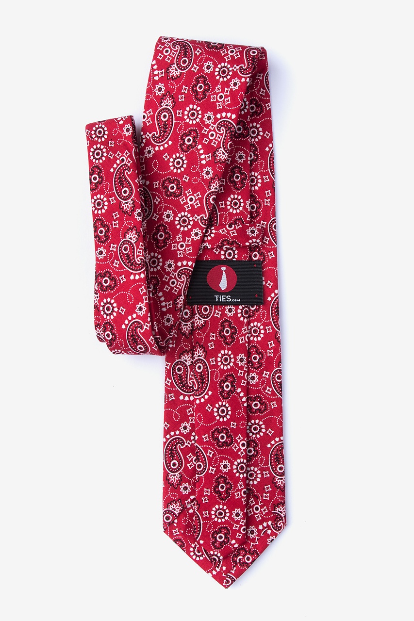 Grove Red Extra Long Tie Photo (1)