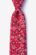 Grove Red Extra Long Tie Photo (0)