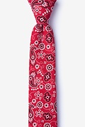 Grove Red Skinny Tie Photo (0)