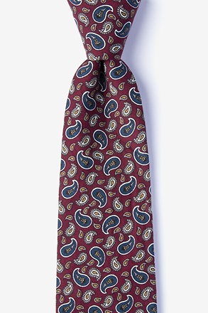 Hamilton Red Extra Long Tie
