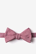 Hitchcock Red Self-Tie Bow Tie Photo (0)