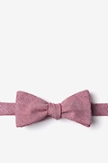 Hitchcock Red Skinny Bow Tie Photo (0)