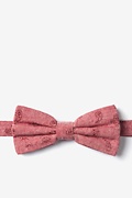 Hunter Paisley Red Pre-Tied Bow Tie Photo (0)
