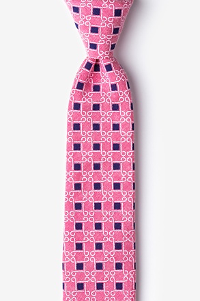 Jamaica Red Skinny Tie