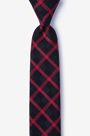 Joaquin Red Skinny Tie