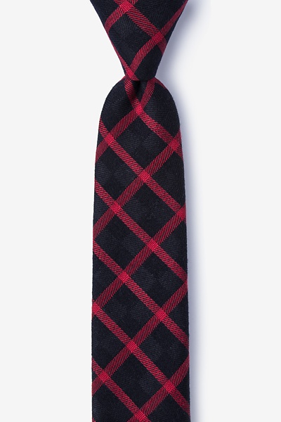 Red Cotton Joaquin Skinny Tie