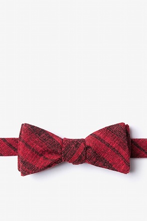 Katy Red Skinny Bow Tie