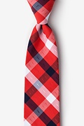 Kennewick Red Extra Long Tie Photo (0)