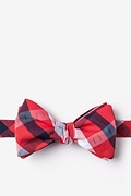 Kennewick Red Self-Tie Bow Tie Photo (0)
