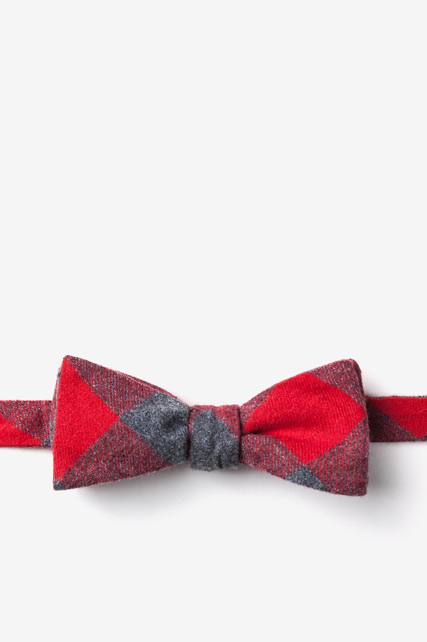 Red Cotton Kent Skinny Bow Tie | Ties.com