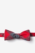 Kent Red Skinny Bow Tie Photo (0)