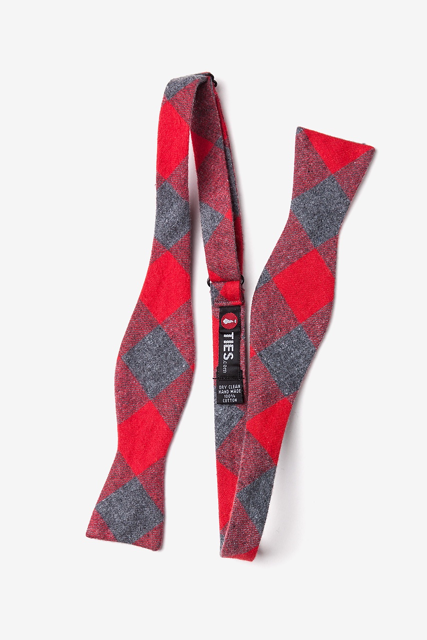 Kent Red Skinny Bow Tie Photo (1)