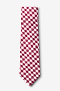 Kingman Red Extra Long Tie Photo (1)