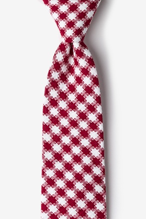 Kingman Red Extra Long Tie