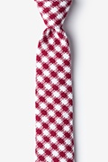 Kingman Red Skinny Tie Photo (0)