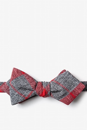 _Kirkland Red Diamond Tip Bow Tie_