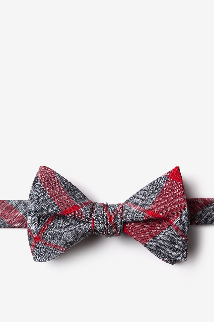 Kirkland Red Self-Tie Bow Tie Photo (0)