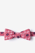 La Grande Red Skinny Bow Tie Photo (0)