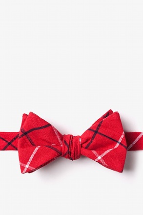 Maricopa Red Self-Tie Bow Tie