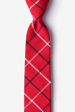 Maricopa Red Skinny Tie