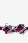 Mission Red Diamond Tip Bow Tie Photo (0)