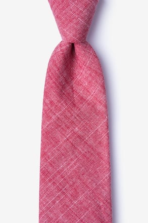 Norton Red Extra Long Tie
