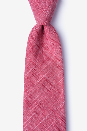 _Norton Red Extra Long Tie_