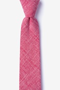 Norton Red Skinny Tie Photo (0)