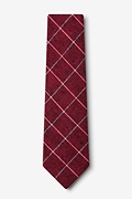 Phoenix Red Extra Long Tie Photo (1)