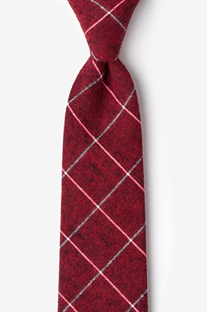 Phoenix Red Extra Long Tie