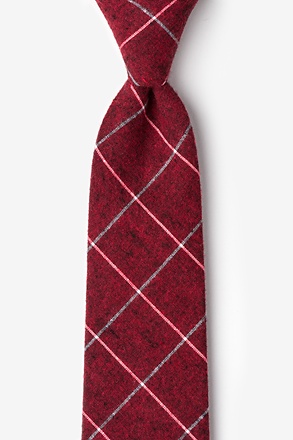_Phoenix Red Extra Long Tie_